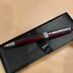 CROSS ボールペン 本体 ボルドー×シルバー　未使用品のサムネイル