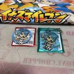 イナズマイレブン 風丸一郎太 缶バッジ カード セット ラウンドワン