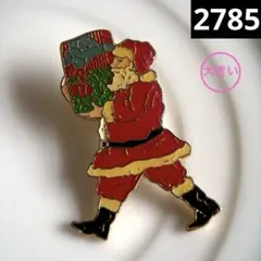 ⭐︎2点目から半額⭐︎ヴィンテージピンバッジ　サンタクロース　クリスマス　プレゼントのサムネイル