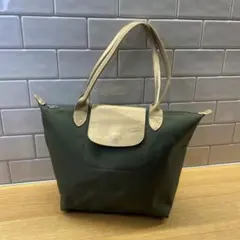 カーキ トートバッグ