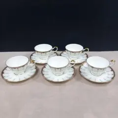 ウェッジウッド ヴェラウォン ギルディッドリーフ カップ&ソーサー