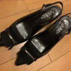 ラルフローレン パンプス 黒 ブラックのサムネイル