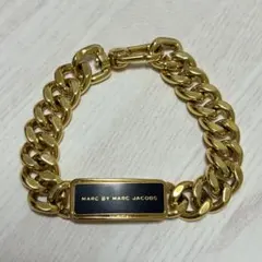 MARC BY MARC JACOBS ゴールドチェーンブレスレット ロゴのサムネイル