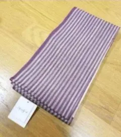 新品★浴衣帯こむさでもーど赤紫色 訪問着　浴衣 着物 帯ひも 和装 タグ付のサムネイル