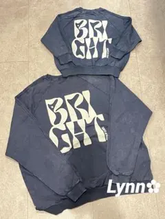 新品タグ付 RRmoment ピグメントトレーナー ネイビー 2点セット