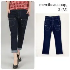 mercibeaucoup うしろまえデニム ジーンズ デニムパンツ 2 (M)