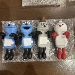 パペットスンスン　一番くじ　ちらりんフレンズ　ミニフィギュア　コンプ　4体セット