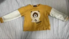 klädkäp クマ刺繍 トレーナー 100cmのサムネイル
