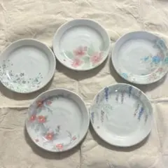 片岡鶴太郎食器セットとたち吉小鉢1個(計5個) 食器セット5個 陶磁器