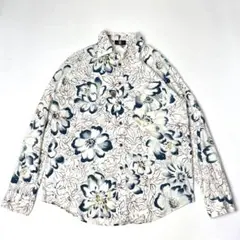 パラスパレス　藍染め　インディゴシャツ　コットン　七分袖　サイズ3 パラスパレス インディゴ藍染め 七分丈シャツ - メルカリ
