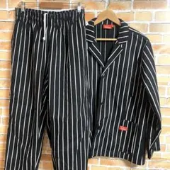 k*A様 Cookmanクックマン シェフパンツ　ストライプ　セットアップ Lサ