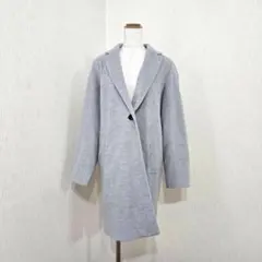 FUN チェスターコート（L）グレー ロング丈 シンプルベーシック きれいめのサムネイル