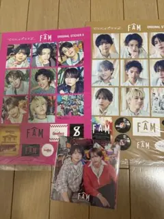 timelesz FAM オリジナルステッカーシート　　アナザージャケット