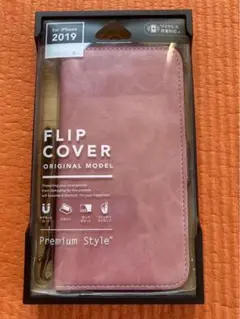 【新品未開封】iPhone用 フリップカバー ピンク 6.5inch