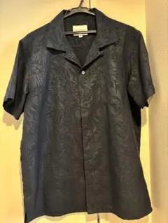 URBAN RESEARCH 半袖シャツ ネイビー ボタニカル柄のサムネイル