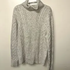 ESTNATION エストネーション ケーブルニット タートルネックニット