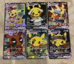 海外版 ポケモンカード ピカチュウ 6枚セット