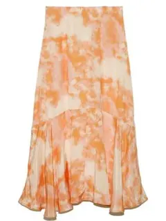 ＊新品・未使用＊【FURFUR】タイダイ風プリントスカート