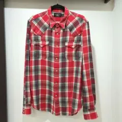 ダブルアールエル ラルフローレン メンズ 長袖チェックシャツ L 匿名配送