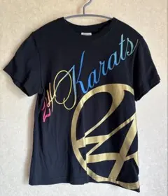 24 karats Stay Gold Tシャツ ブラック150サイズ【M】