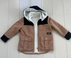 nico heat フリースジャケット フード付き