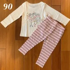 新品☆babygap☆長袖トップス＆ストライプレギンス☆90㎝