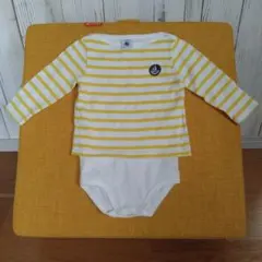 ☆プチバトー　ロンパース　12m/74cm☆