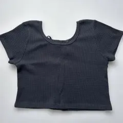 ブラック 半袖 トップス Fサイズのサムネイル