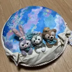ファインドユアビューティフルブルー クッション ダッフィーフレンズ