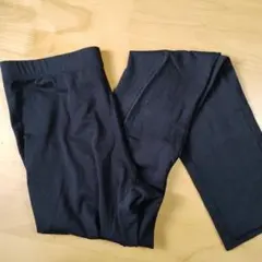H&M オーガニックコットン ブラックレギンス 160