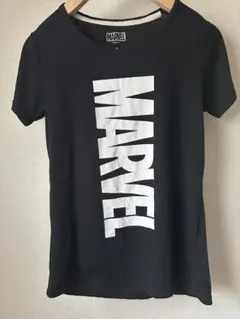 MARVEL ロゴプリント Tシャツ ブラック Mサイズのサムネイル