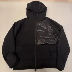 luxeakmplus 中綿ジャケット　ビッグロゴ