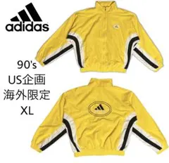 【希少・US企画】90s adidas 旧 国旗タグ ナイロンジャケット