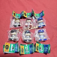 ⑮ パワプロくん ならぶんです。セントラル・リーグ 全6種類 コンプ ガチャ