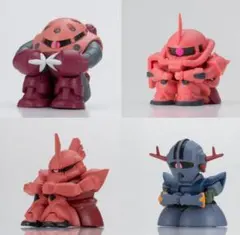 シャア専用4種 まちぼうけ ガンダムの場合 ゲルググ ズゴック ザク ジオング