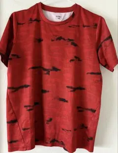 IGNIO 赤 迷彩柄 Tシャツ 160のサムネイル