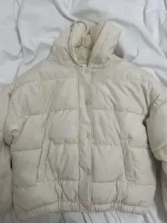 即決値下げ⭕️ WEGO 白 アイボリー ダウンジャケット Mサイズ