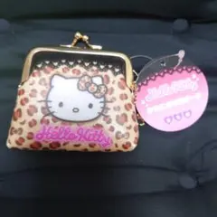Hello Kitty ヒョウ柄コインケース