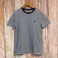 ポロラルフローレン　男女兼用　トップス　半袖　Tシャツ　ボーダー　ロゴ刺繍