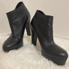 ESPERANZA エスペランサ　ショートブーツ　サイドジップ　S 22.5