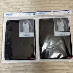 ユニクロ⭐︎AIRism シームレス タンクトップ M ブラック新品未開封