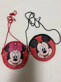 ミッキー・ミニー ショルダー財布　2個セット