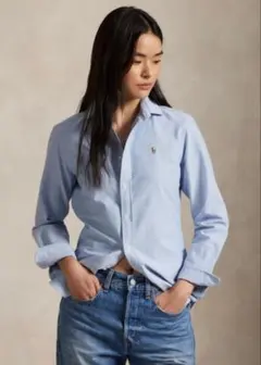 美品　ラルフローレン　レディース長袖シャツ7号