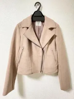 ★美品【Be Radiance】フェイクスエード　ライダースジャケット