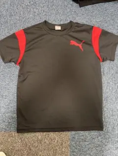 PUMA Tシャツ ブラック レッド 150サイズ