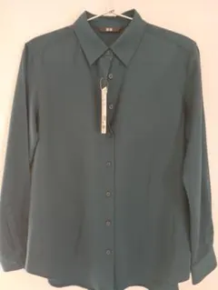 UNIQLO ダークグリーン 長袖シャツ XS