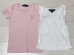 ラルフローレン　ポロ 半袖Tシャツセット ピンク ホワイト