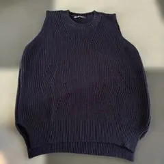 INGNI ニットベスト ネイビー M