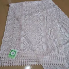 新品 未使用　透かし編み　ショール 桃色