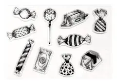 クリアスタンプ537：キャンディ《おまとめご購入で20%OFF！》